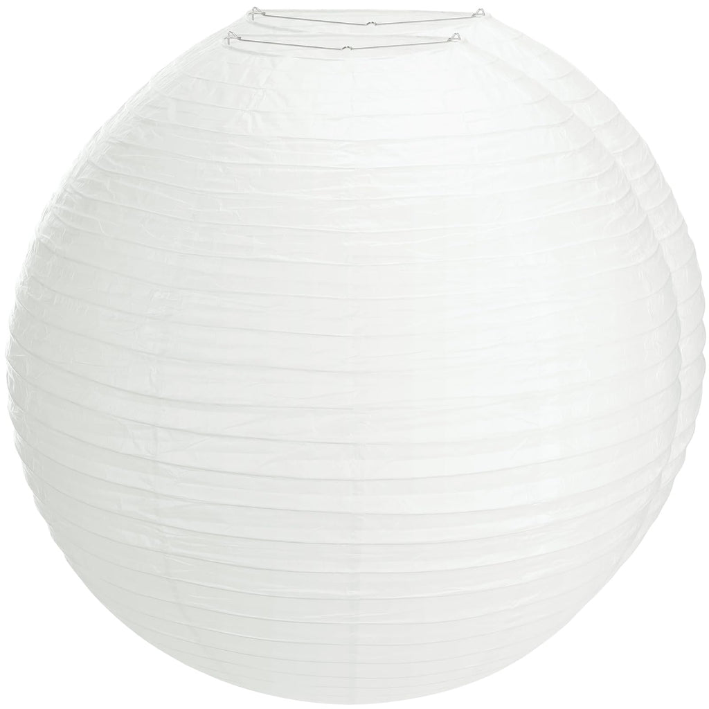 Inspired Noguchi Style 2 Pack 30 Inch Large Paper Lanterns White Hanging Lantern for Decor