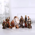 Nativity Set 8.5 inch Resin Stone 11 Figurines, Catholic Gift Holy Family Christmas Decoration Nativity Scene