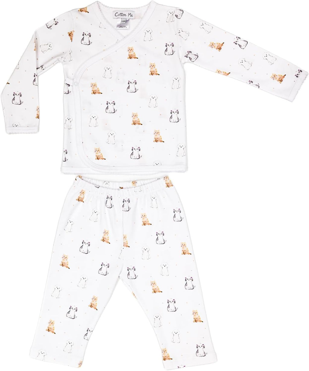 Long Sleeve Kimono Set 100% Peruvian Pima Cotton - Baby Unisex