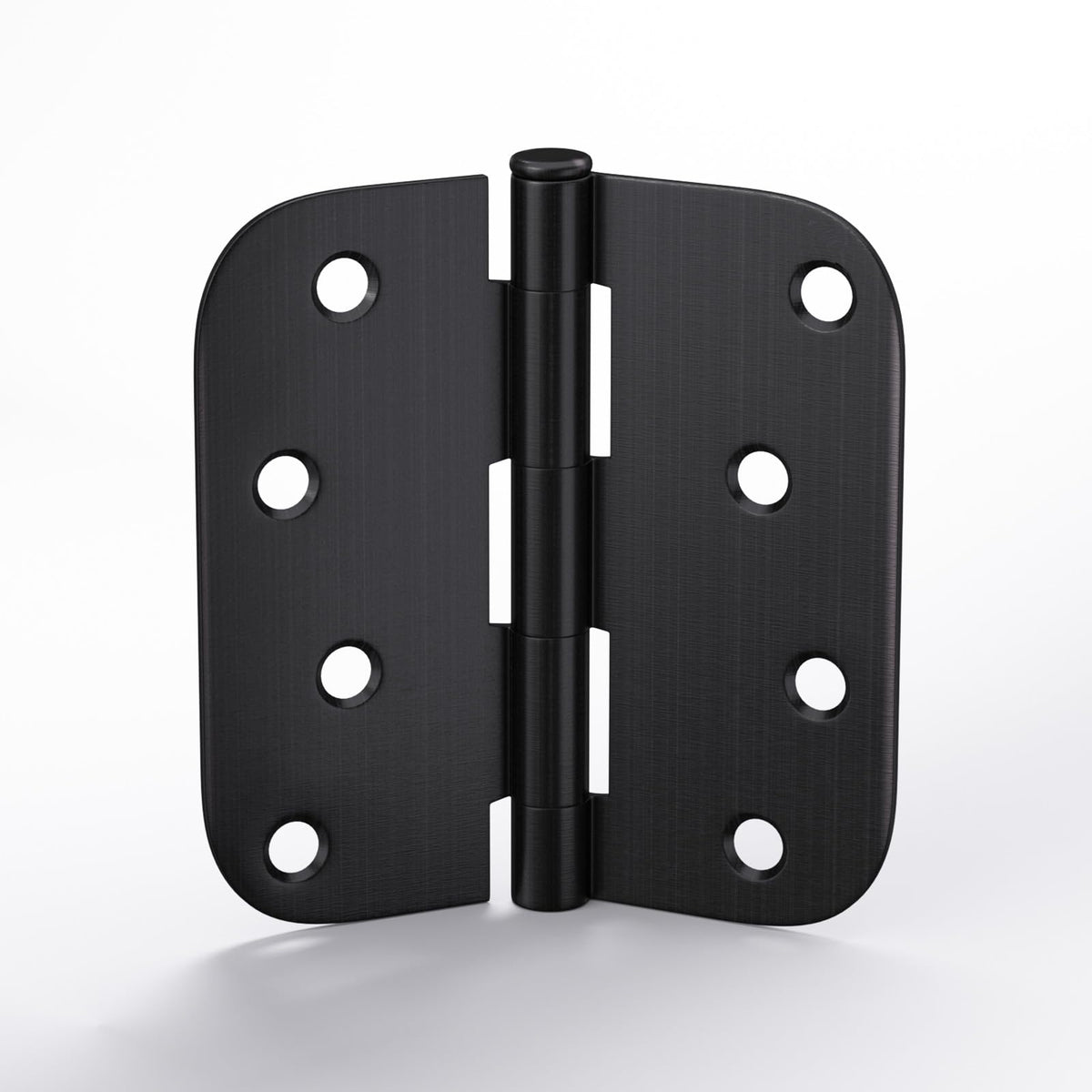 3 Pack 4 inch Oil Rubbed Bronze Door Hinges 5/8" Radius Corners