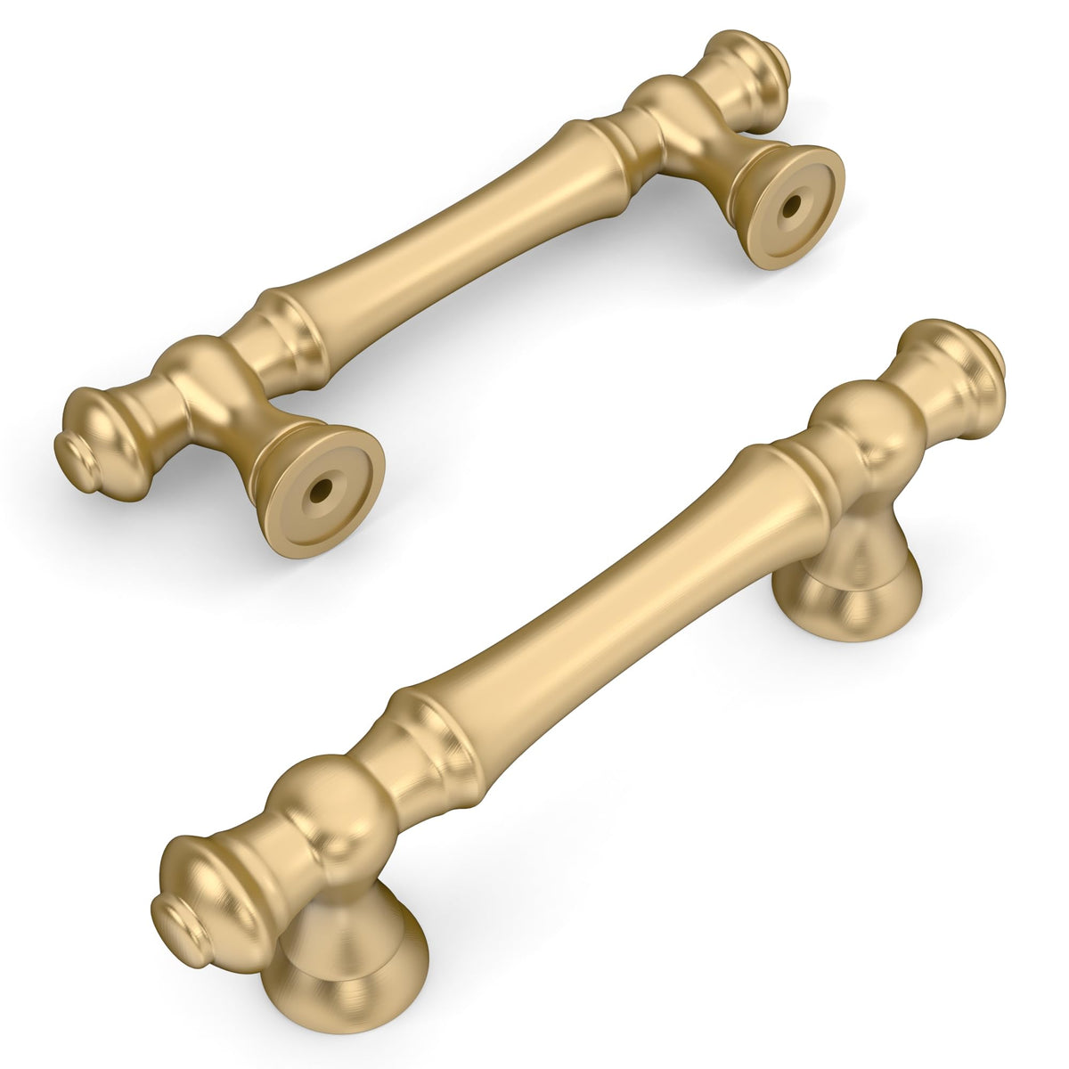 6 Pack Champagne Bronze Cabinet Pulls 3"
