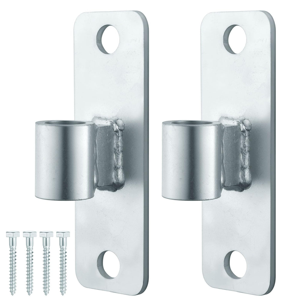 2 Pack Wall Mount Gate Hinge Fit 5/8" Pin Fence Post Hinge with Screws