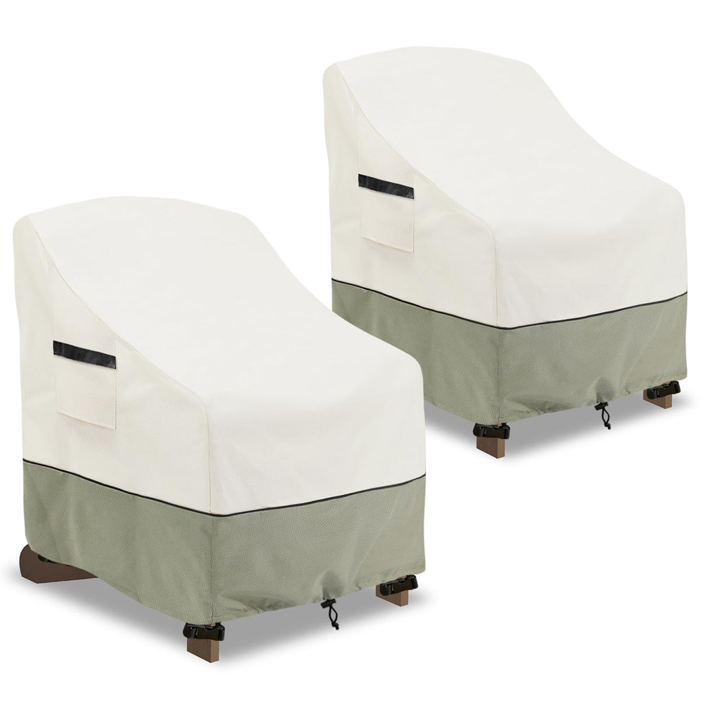 Patio Adirondack Chair Cover 2 Pack, Waterproof Heavy Duty Outdoor Chair Covers, Patio Adirondack Chair Cover for