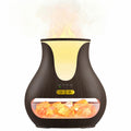 Essential Oil Diffuser, Flame Diffuser with Himalayan Salt