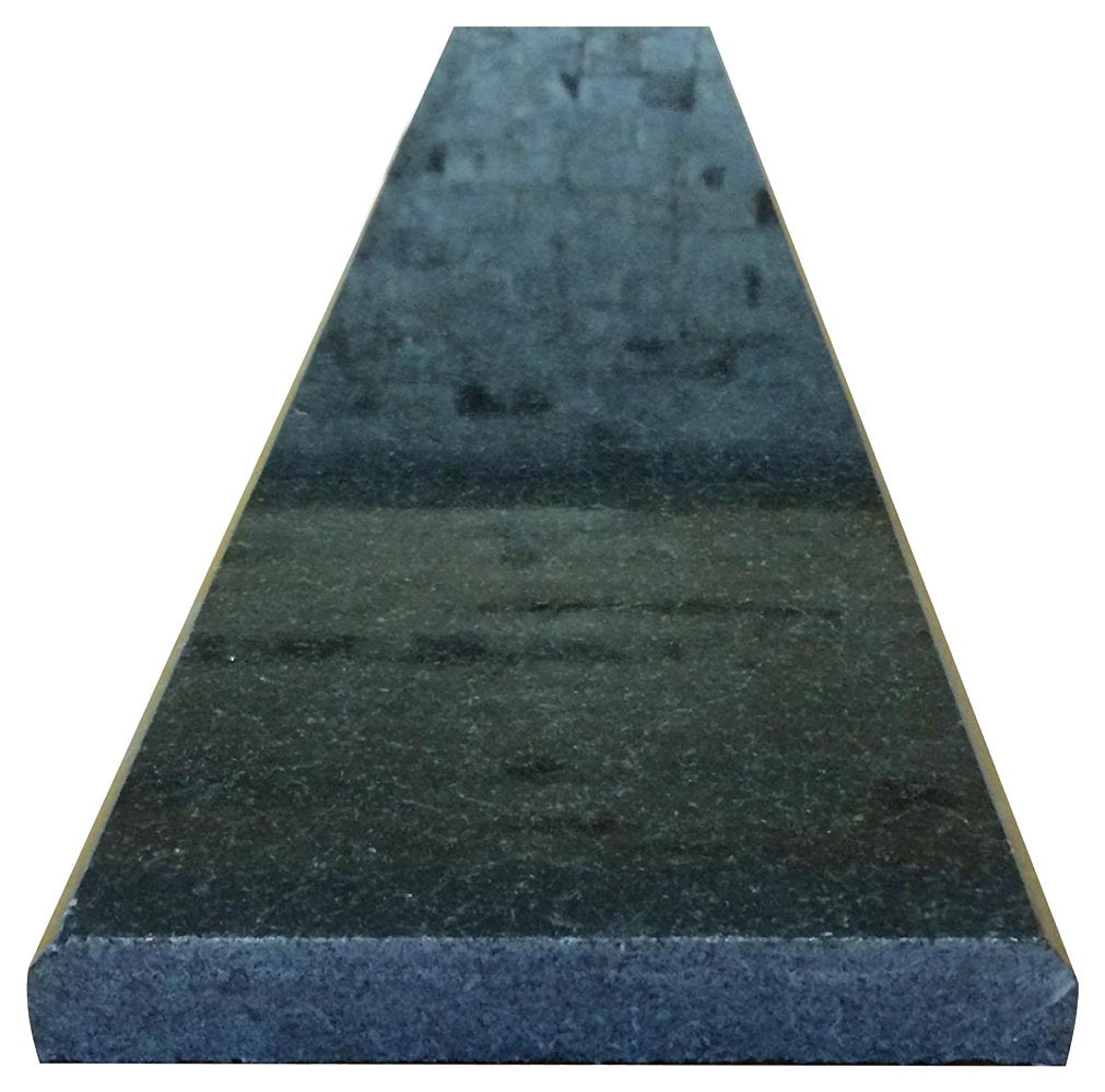 Absolute Black Granite Threshold Tile (Marble Saddle) Polished, Maintenance Free, Stain Resistant - (6" x 24")