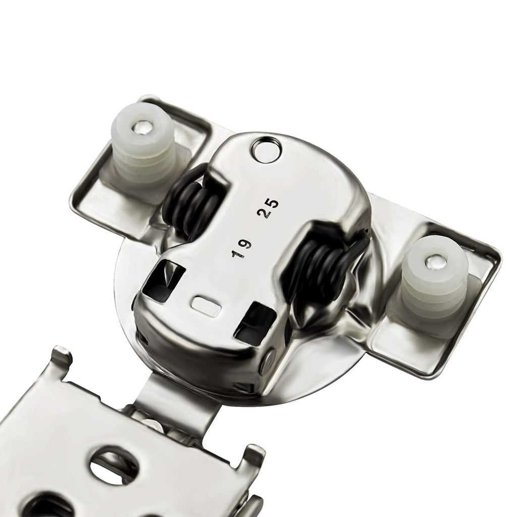 Soft Close Hinges Cabinet Hinges, 1/2 Inch Overlay, 20 Pack