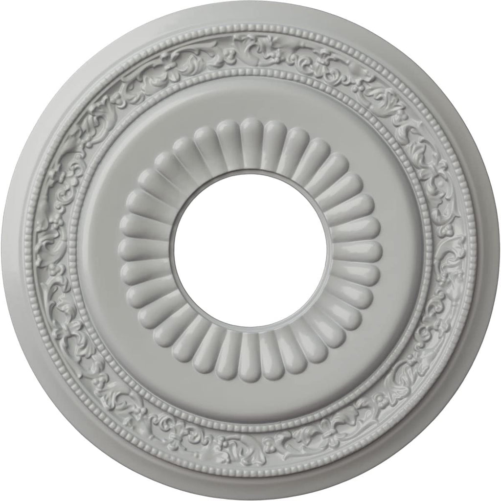 Lauren Ceiling Medallion fits Canopies up to 6 1/4, Frost