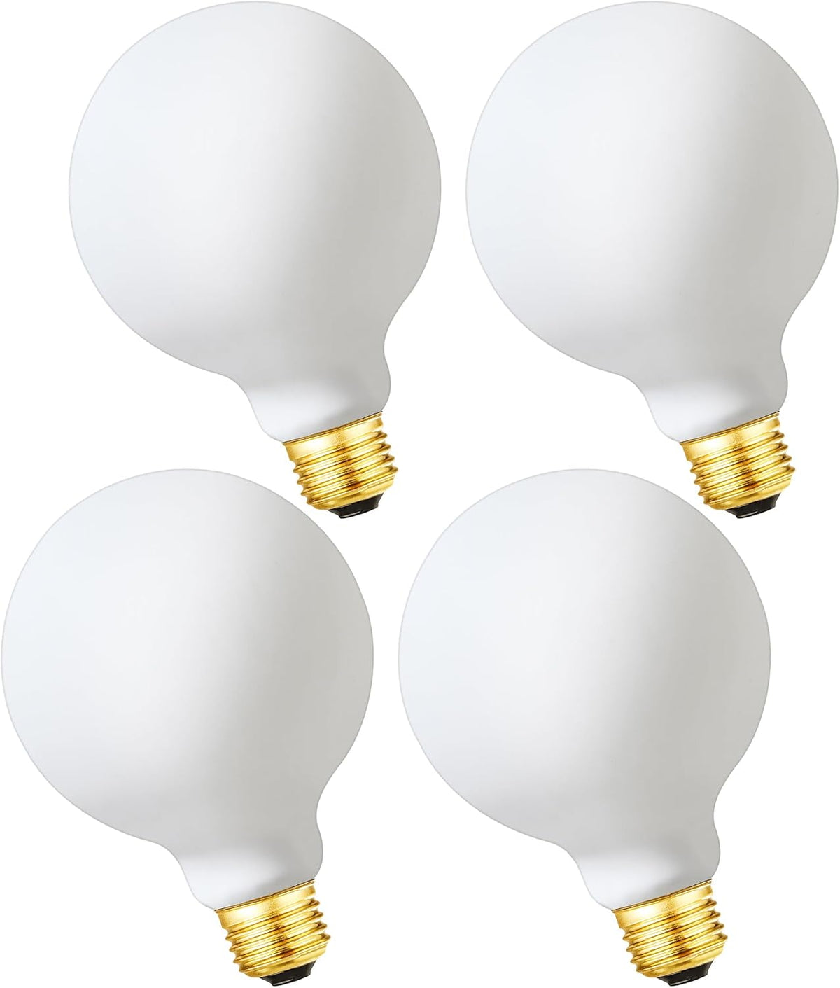 LED Light Bulb G30 Dimmable Flick-Free Matt White 10W Soft White 3000k CRI95 1000LM, 100W Equivalent Vintage LED