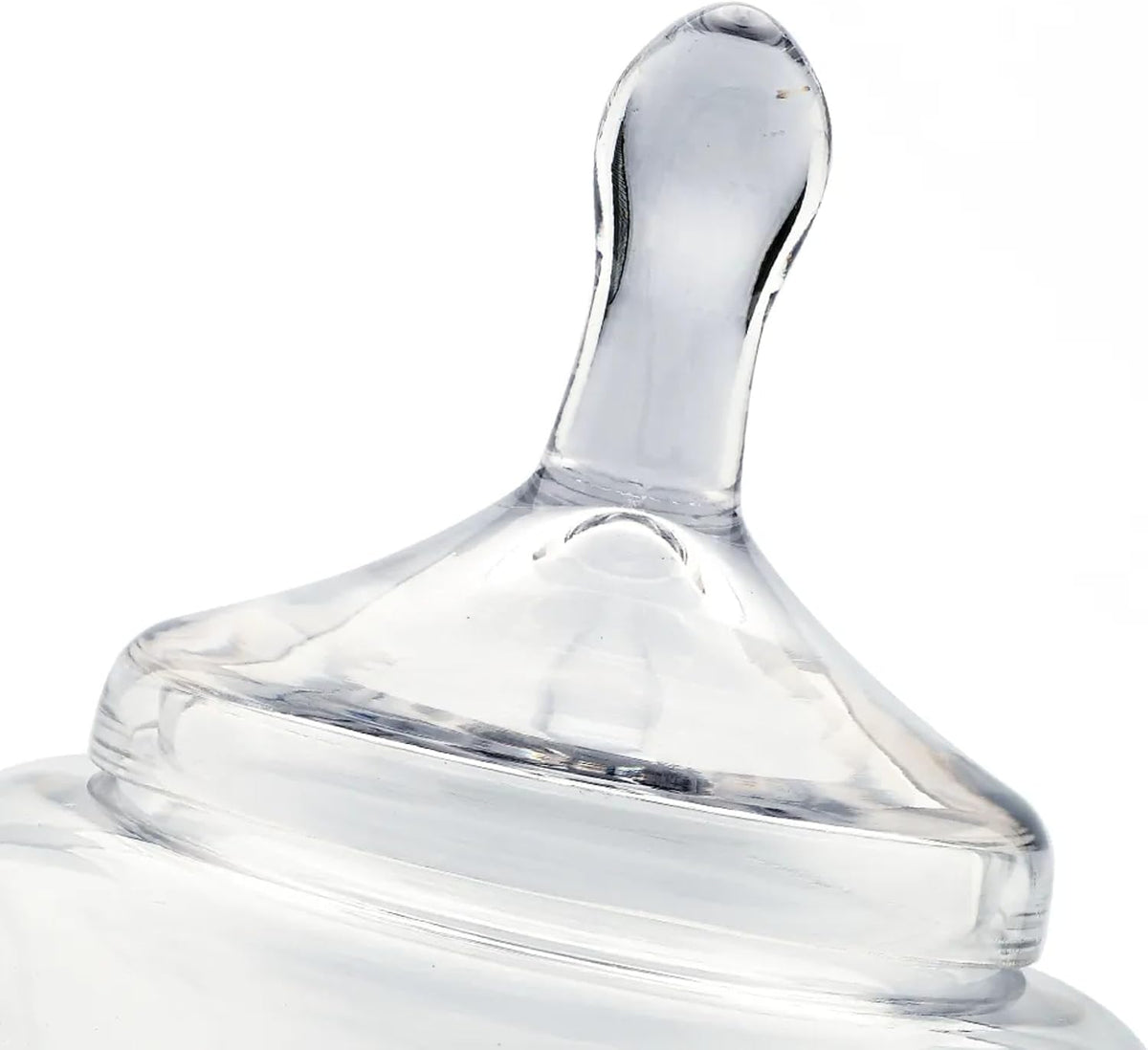 Handblown Glass Apothecary Jar with Finial Lid - 11" - Clear