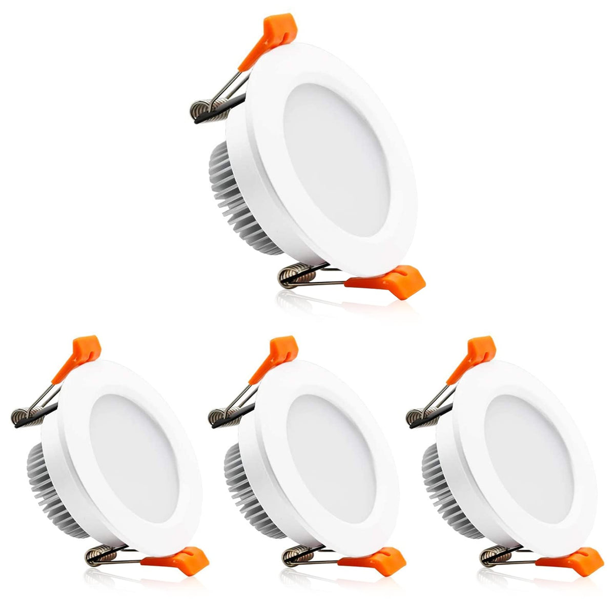 2 Inch LED Downlight, Recessed Lighting Dimmable Ceiling Light, 3W, 5500K Daylight White, CRI80 with LED Driver(35W