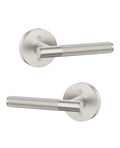8 Pack Brushed Satin Nickel Dummy Interior Door Handles