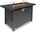 Propane Fire Pit Table, 50,000 BTU Gas Fire Pit, Patio Outdoor Fire Table, 43 Inch Rectangle Gas Firepits for
