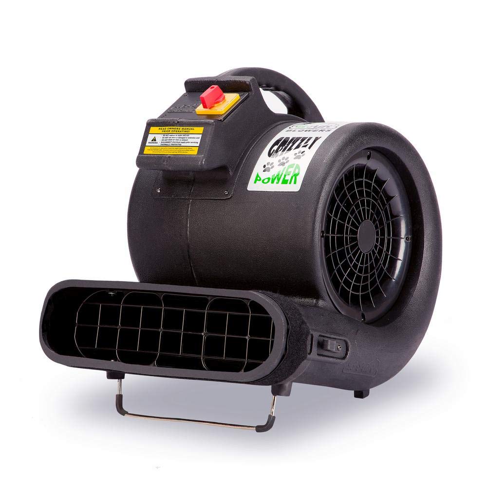 Grizzly Gp-1 1 HP 3550 CFM Air Grizzly Mover Carpet Dryer Floor Fan for Water Damage Restoration Equipment & Pet Cage