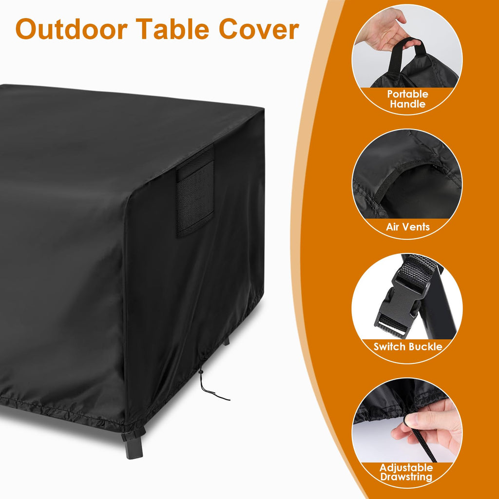 Outdoor Table Cover Square Waterproof 24 inch