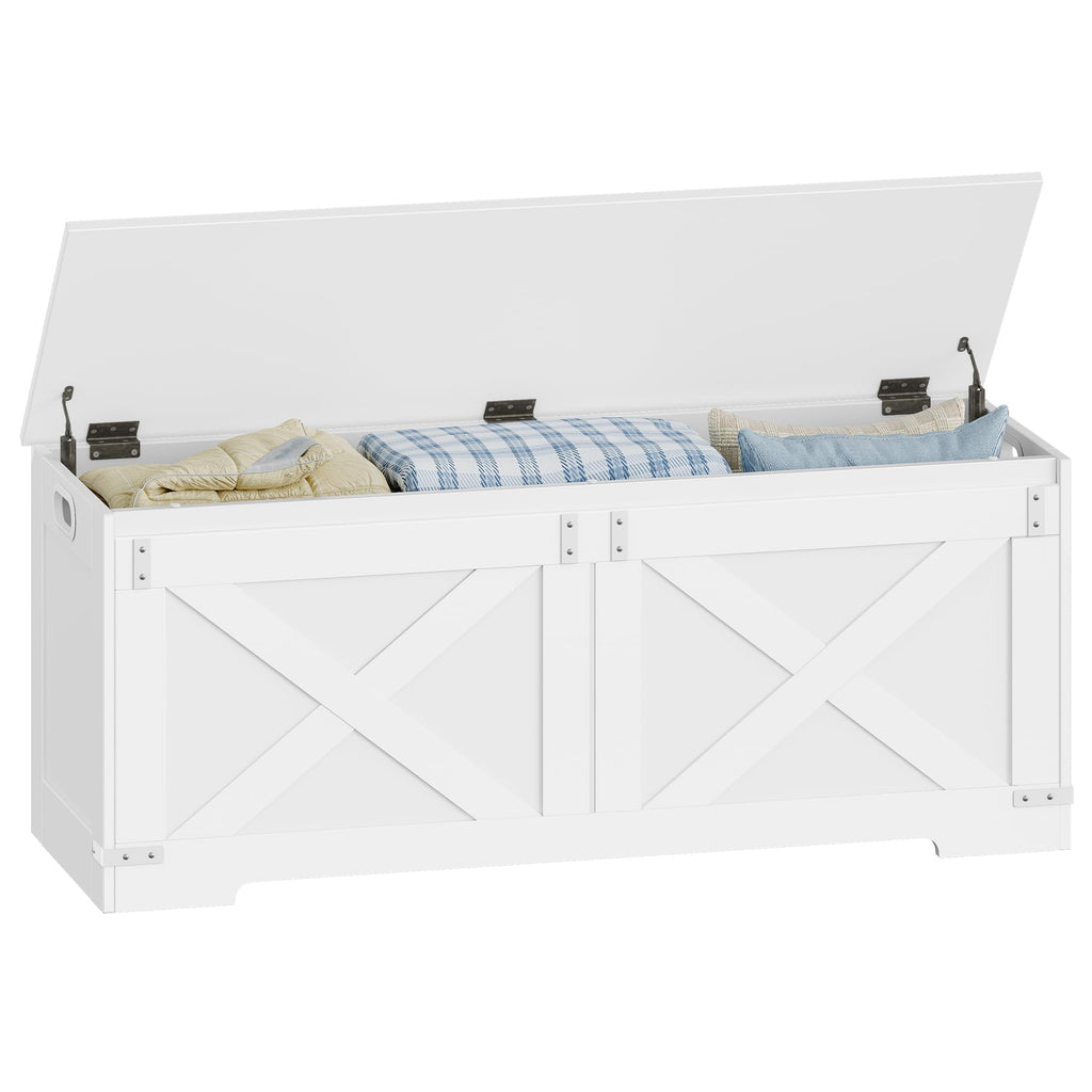 47" Modern Farmhouse Storage Chest and Bench | 59 Gal