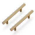 Champagne Bronze Cabinet Handles Round Drawer Pulls 6 Inch 10 Pack