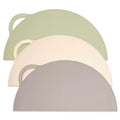 Silicone Suction Placemats, 3-Pack, Non-Slip Baby Feeding Mats