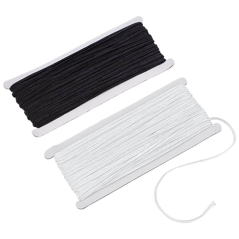 ×0.12inch Soutache Braided Cord String for Sewing Braided Cord String Beading Cords Thread String