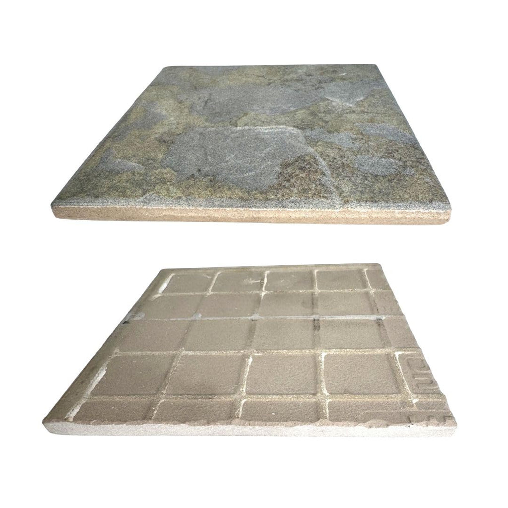 Canyon Mist 6x6 Matte Porcelain Tile - Durable Textured Stone-Look Floor & Wall Tile for Indoor Outdoor Use