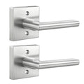 Brushed Nickel Dummy Door Handle, Single-Sided Closet - 1 Pack
