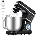 7.5 QT Stand Food Mixer, 10-Speed Tilt Head 3 in-1 Kitchen Electric Mixer with Stainless Steel Bowl, Egg Whisk, Dough
