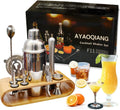 Cocktail Making Set, Cocktail Shaker Set 750ml Stainless Steel Bar Tool Set Bartender Kit with Display Stand - Set of 12