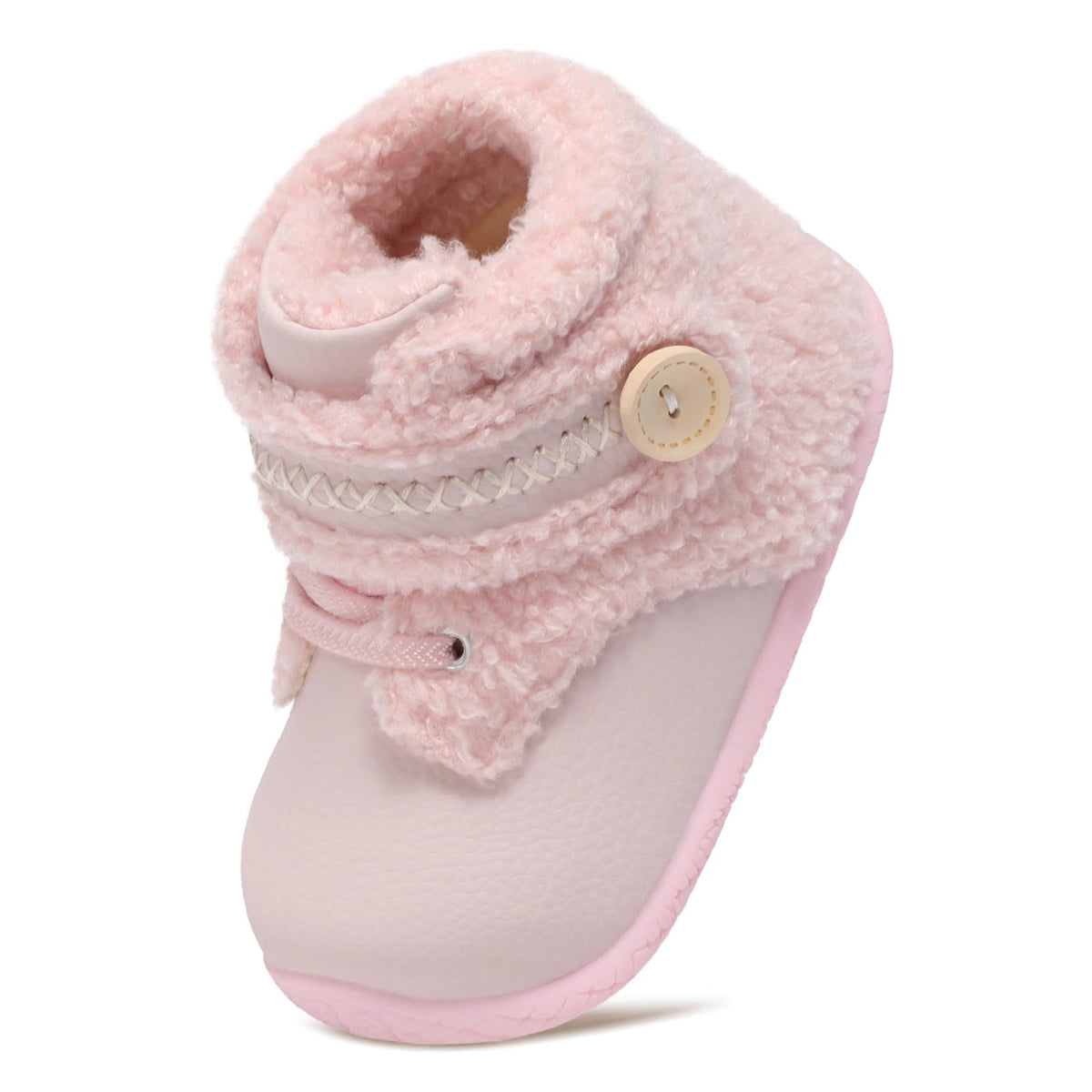 Infant Winter Booties Soft Sole Anti-Slip Baby Boots Crib Shoes