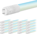 20 Pack T8 LED Bulbs 4 Foot, 5CCT 3000-6500K,18W, 2300LM,Type B