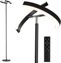 Floor Lamps, 28W/1600LM Bright LED Floor Lamp with Remote & 2 Rotatable Lights, 74" Dimmable Tall Standing Lamp