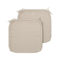 Outdoor Cushion Covers 20 x 18 x 4 inch, Set of 2, Replacement Seat Cushion Cover Furniture Chair, Water