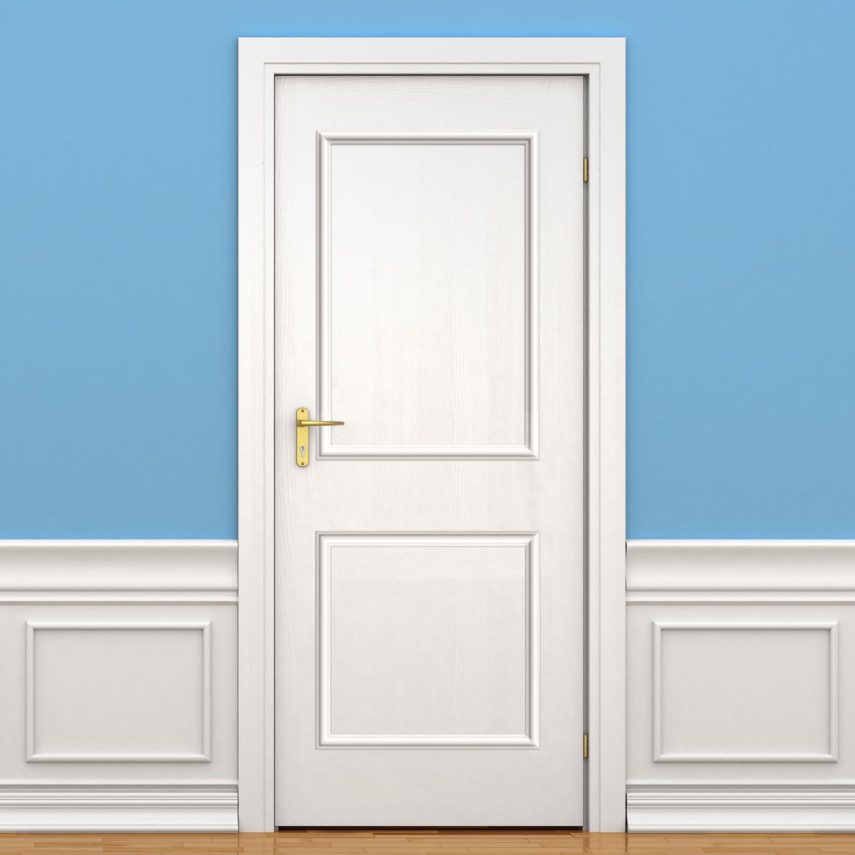 1 Set Peel and Stick Door Moulding, Classic, 22"x36"+22"x24"