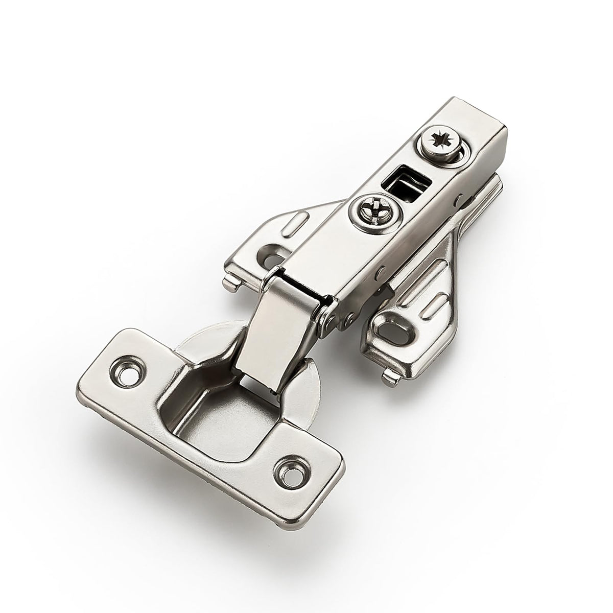50 Packs(25 Pairs) Full Overlay, 105 Degree Concealed Kitchen Cabinet Hinges