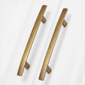 25 Pack Antique Brass Cabinet Pulls, Solid Zinc Alloy, 5 Inch CC