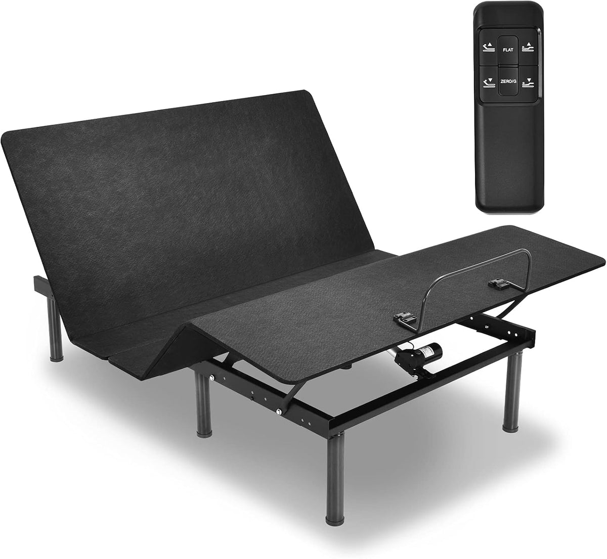Adjustable Bed Base, Electric Adjustable Bed Frame w/Wireless Remote, Independent Head & Foot Incline, USB Ports