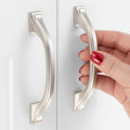 3 in Brushed Nickel Cabinet Pulls Arch Drawer Handles 10 Pack P2409