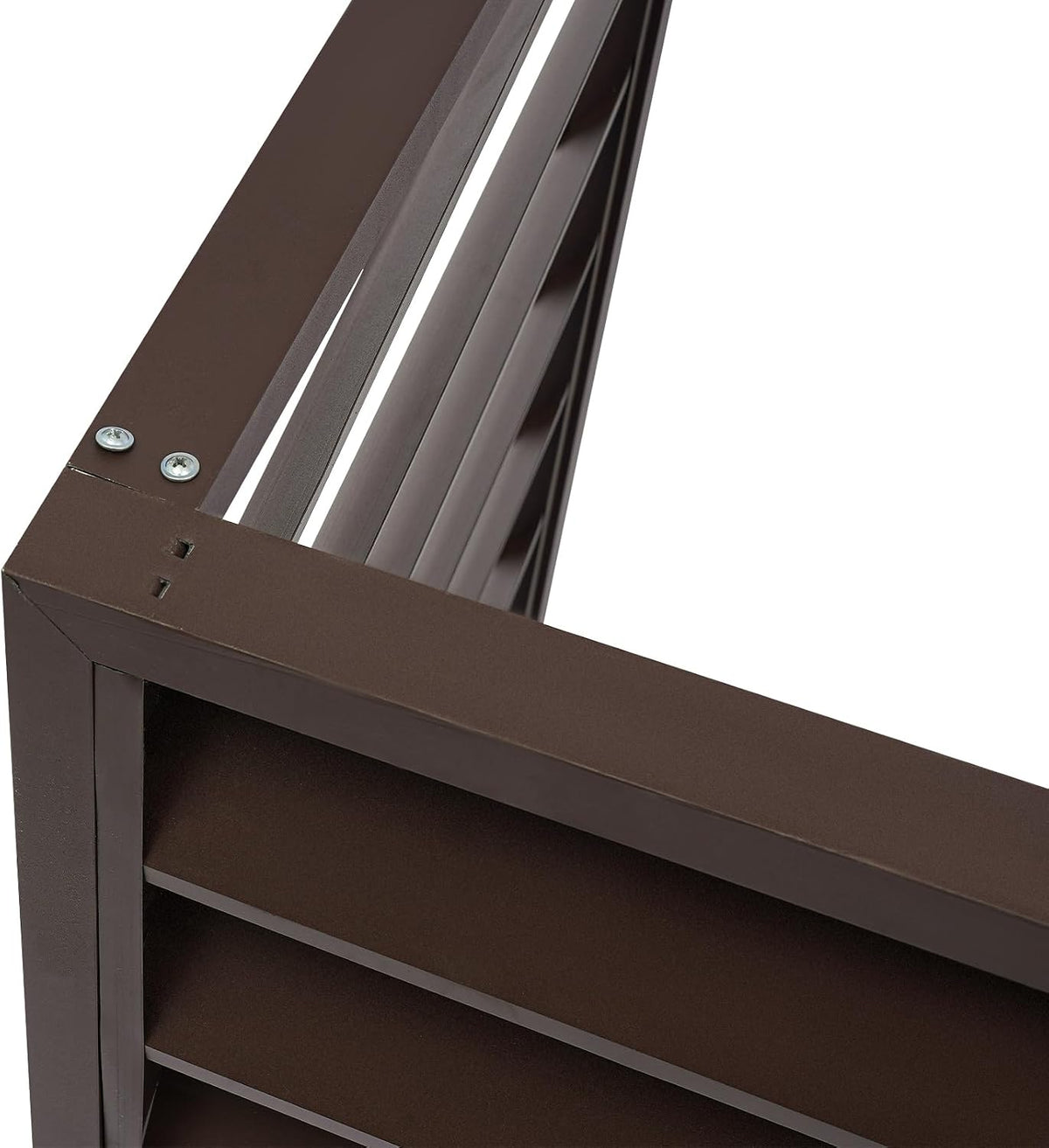 Air Conditioner Fence Aluminum Alloy Air Conditioner Protective Cover Modern Privacy Fence Screen Rectangular Privacy