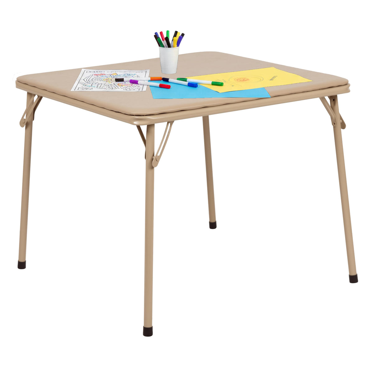 Mindy Kids Folding Table, Tan