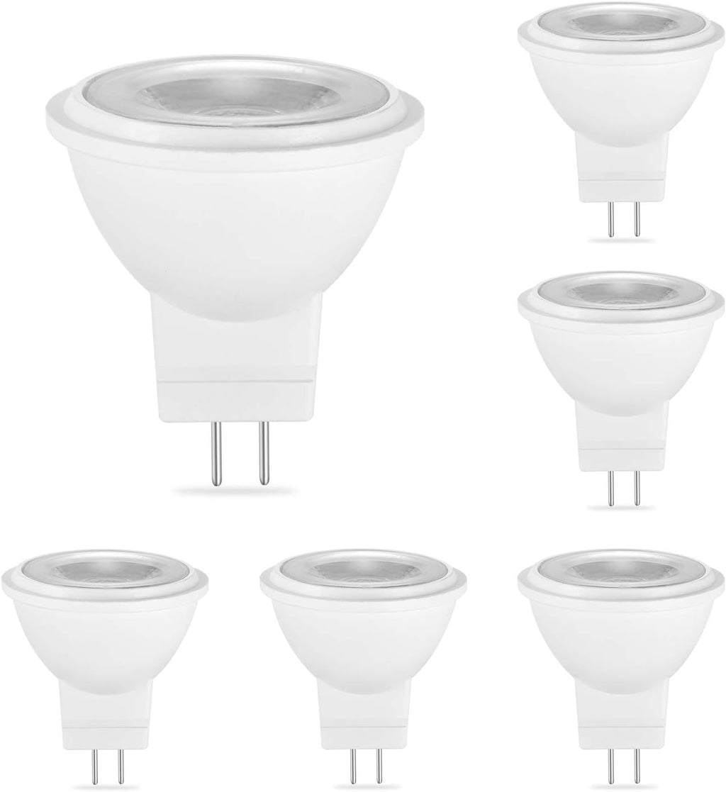 5W MR11 GU4 LED Light Bulbs 12V 20W 35W 40W Halogen Bulb Replacement Soft Warm White 3000K Recessed Spotlight Lamp