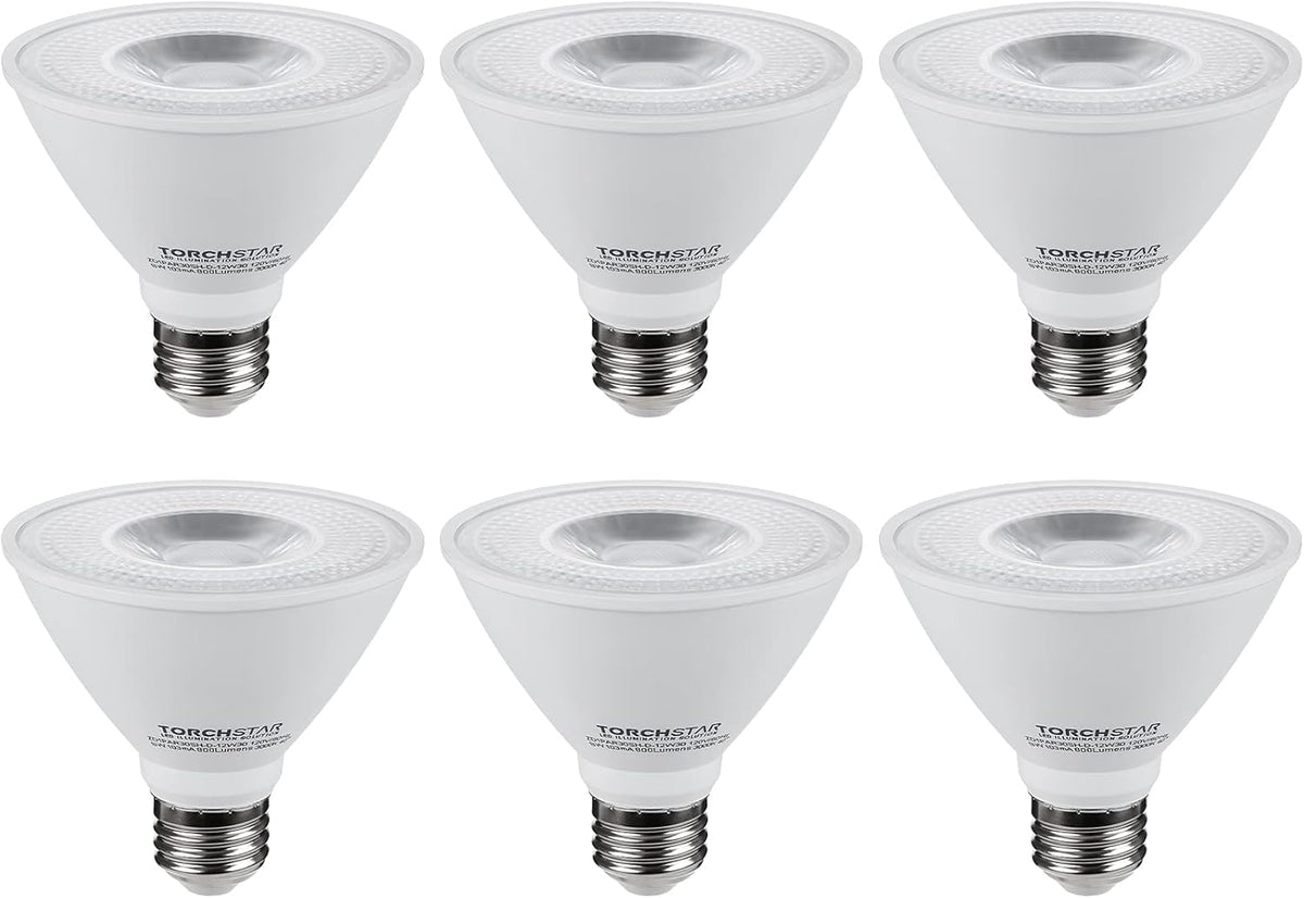 PAR30 Short Neck LED Flood Light Bulb, CRI90+, 3000K