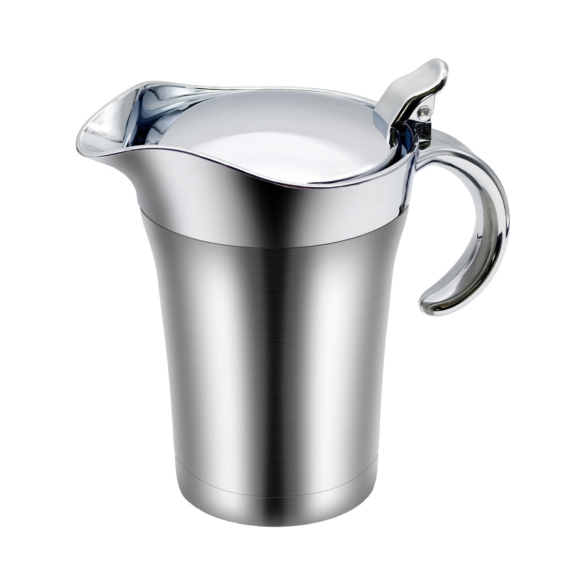 25 Oz Stainless Steel Thermal Gravy Boat with Lid