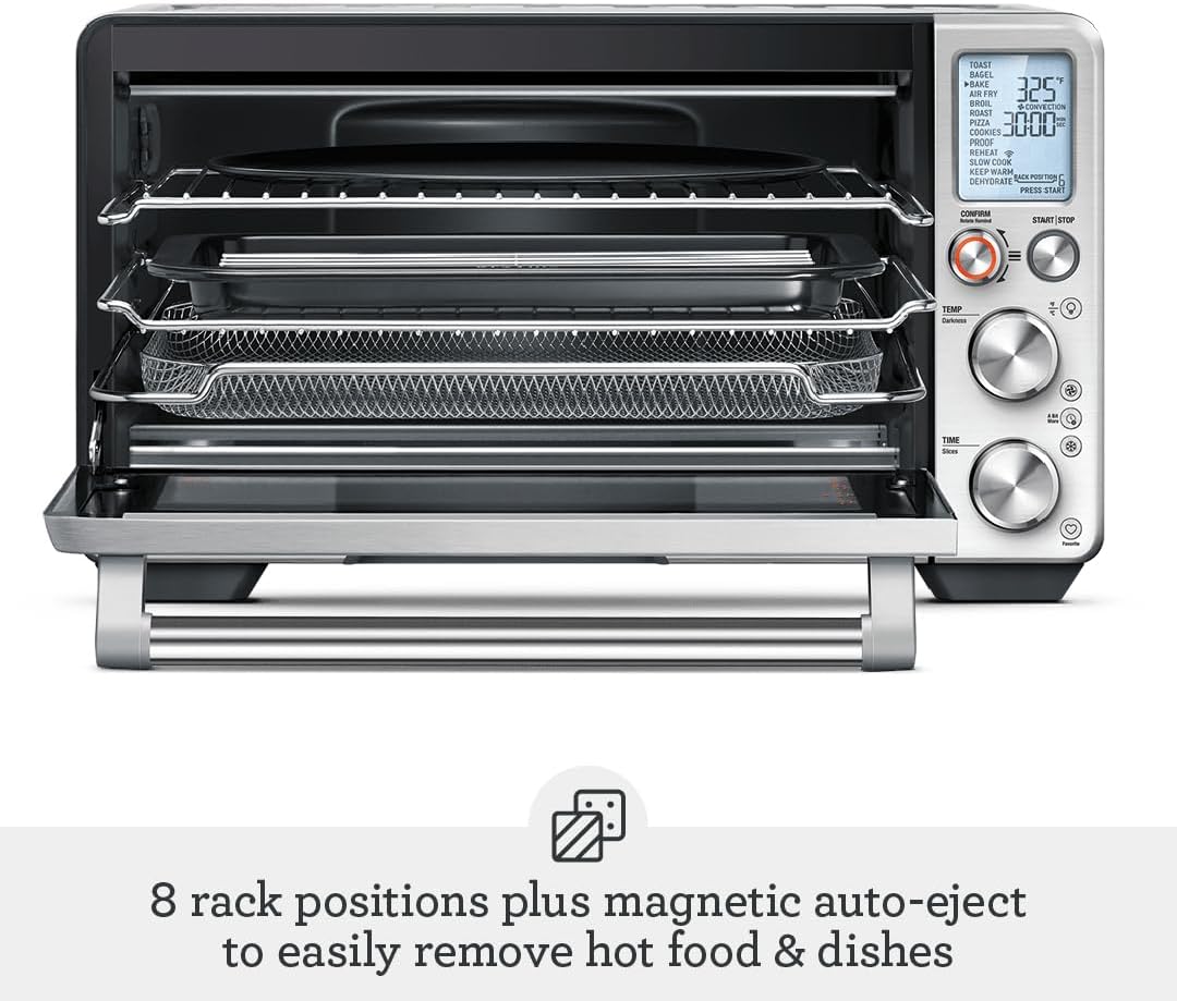 BOV950BSS Joule Smart Oven Air Fryer Pro Countertop Oven, Brushed Stainless Steel