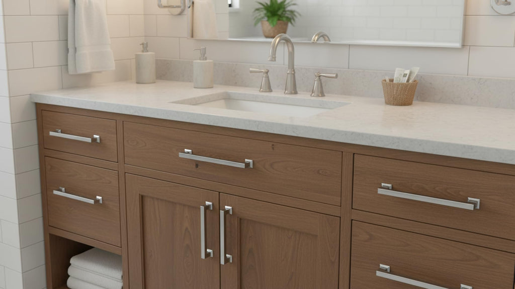 8" Polished Chrome Cabinet Pulls and Handles 10 Pack, AL3046CP