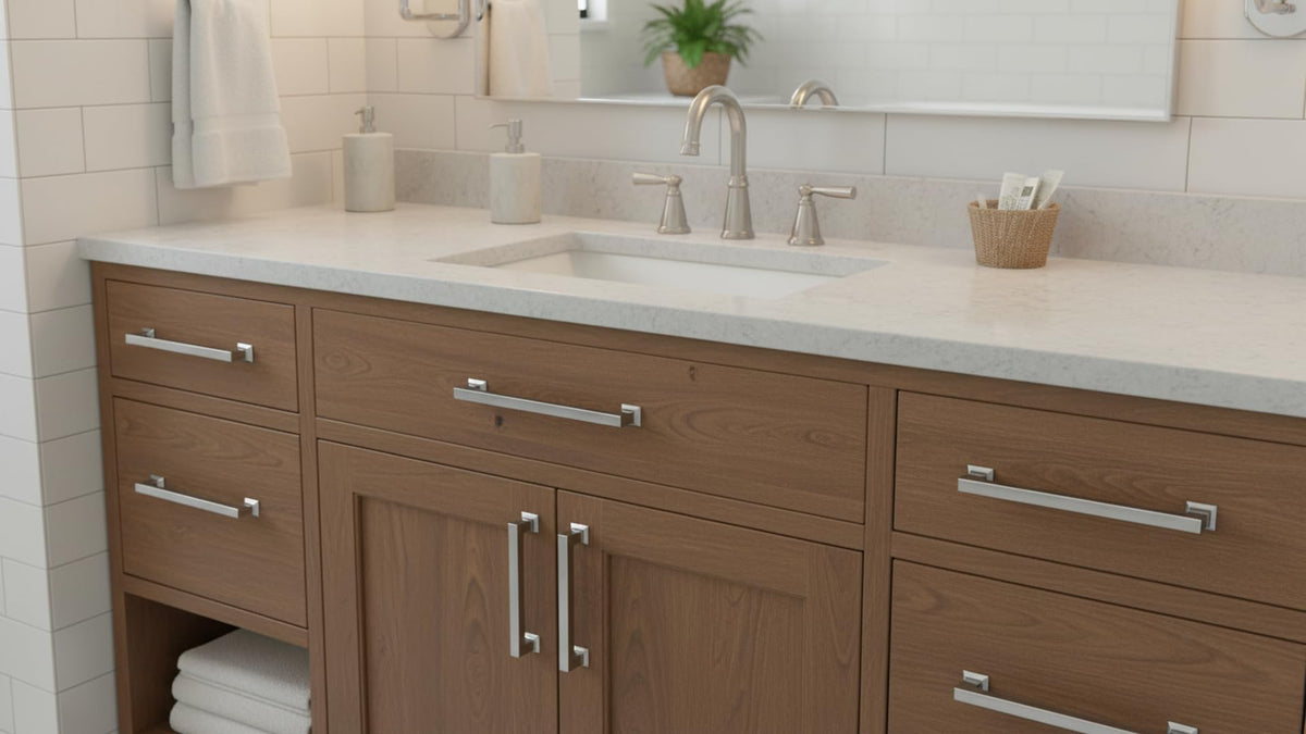 8" Polished Chrome Cabinet Pulls and Handles 10 Pack, AL3046CP