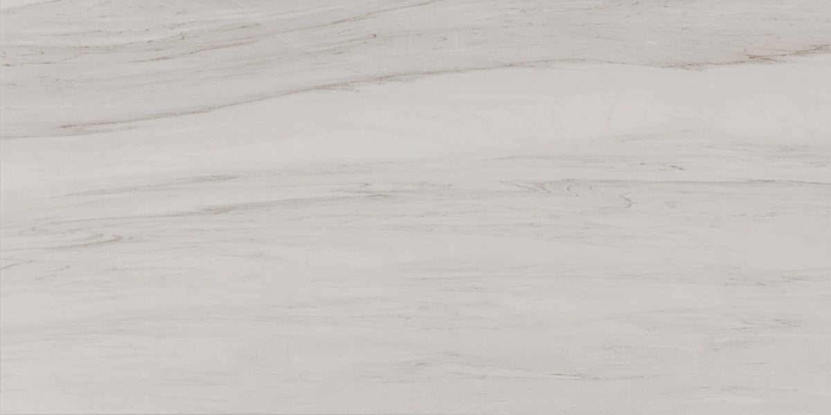 Costar 12" x 24" Marble Look Porcelain Floor Tile in Matte Calacatta Sky Floors