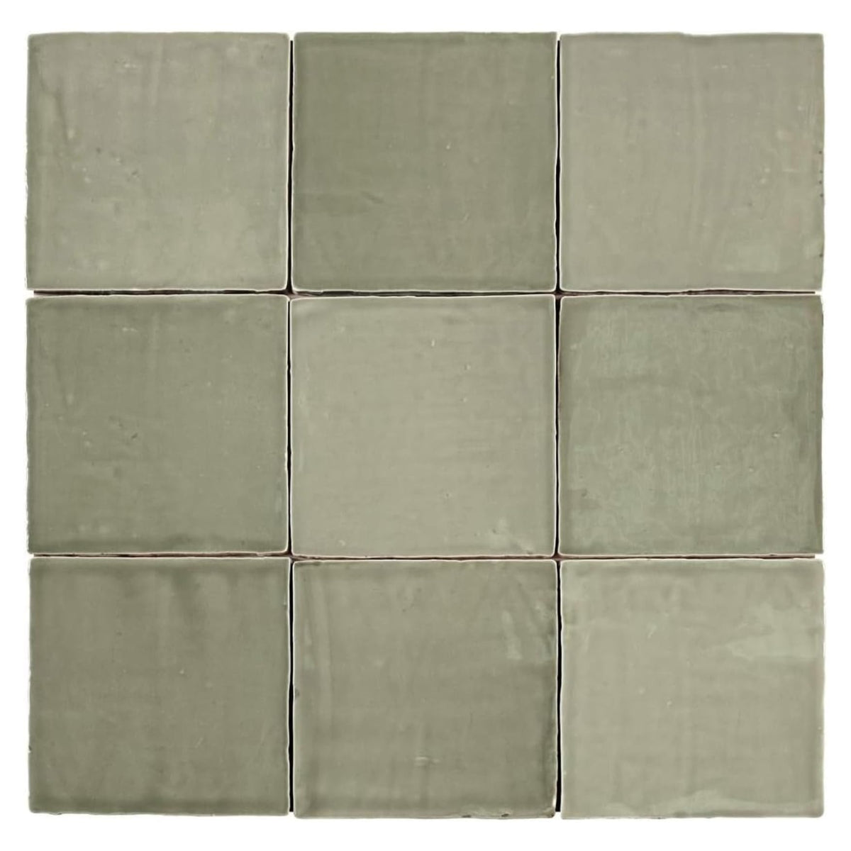 5x5 Inch Square Ceramic Subway Wall Tile Handmade Look Glossy Finish, Backsplash, Shower, Fireplace (Box of 30 pcs