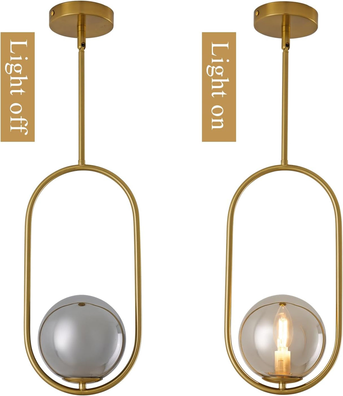 Modern Pendant Lighting Gold Hanging Light Fixture for Sloped Ceiling,Brass Pendant Lighting Fixture Pendant