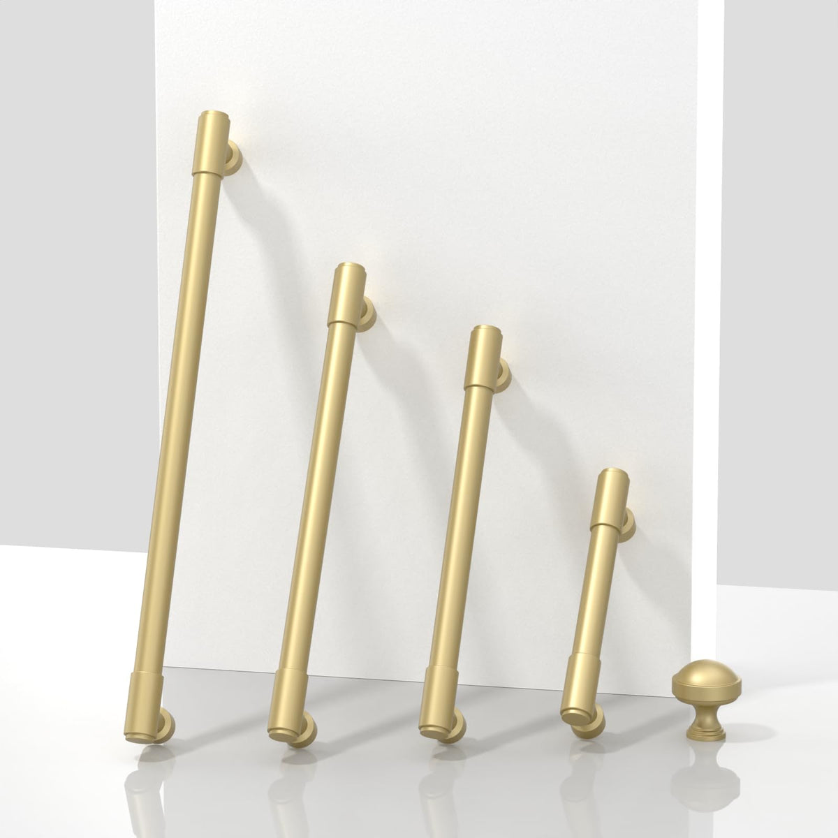 10 Pack Brushed Gold Cabinet Pulls 3.75 Inch(96mm) Kitchen Cabinet Handles Cabinet Hardware Drawer Pulls