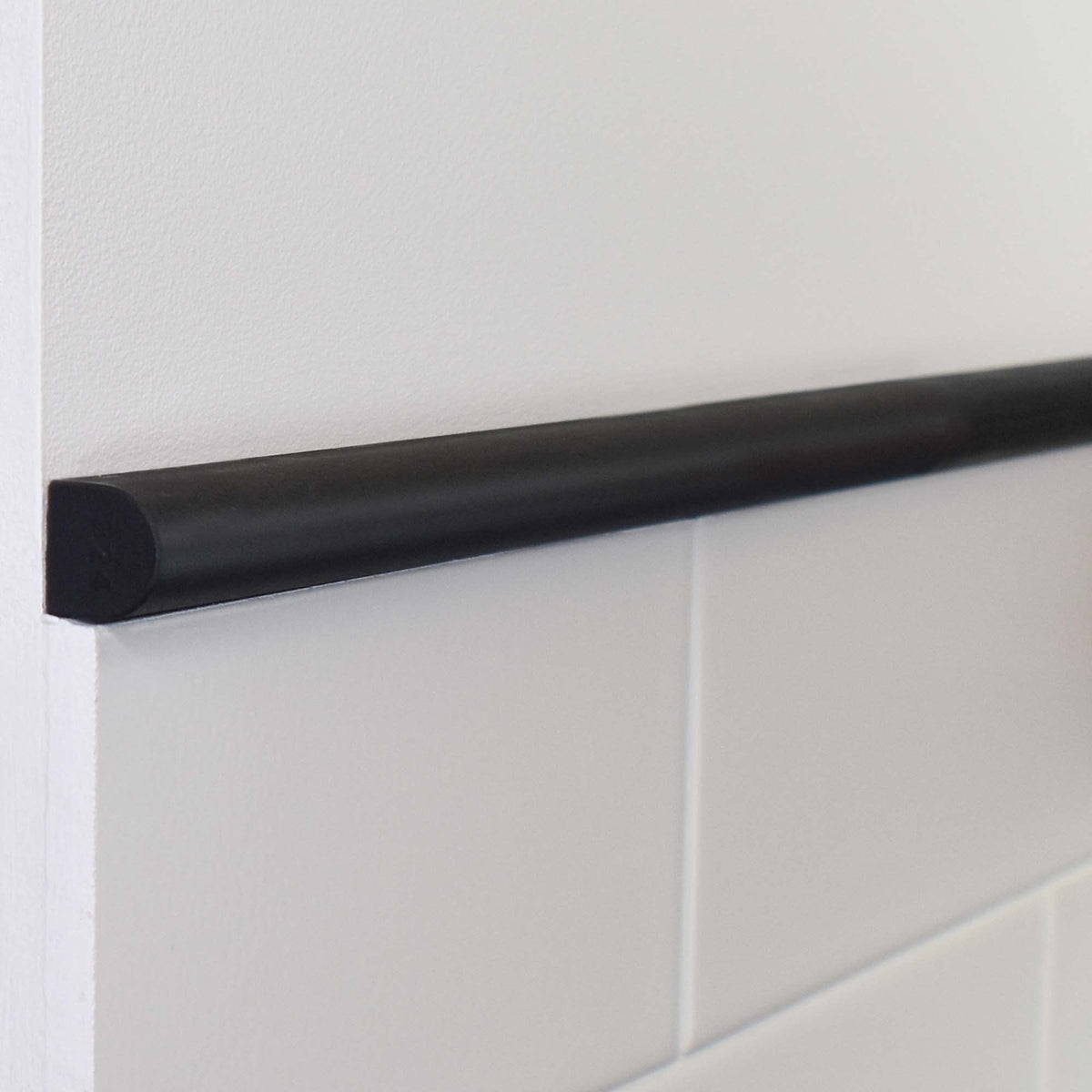Decor Soho Bullnose Tile Liner, 3/4 x 12 Inch Decorative Tile Edge Trim, Decorative Shower Tile Border, Kitchen