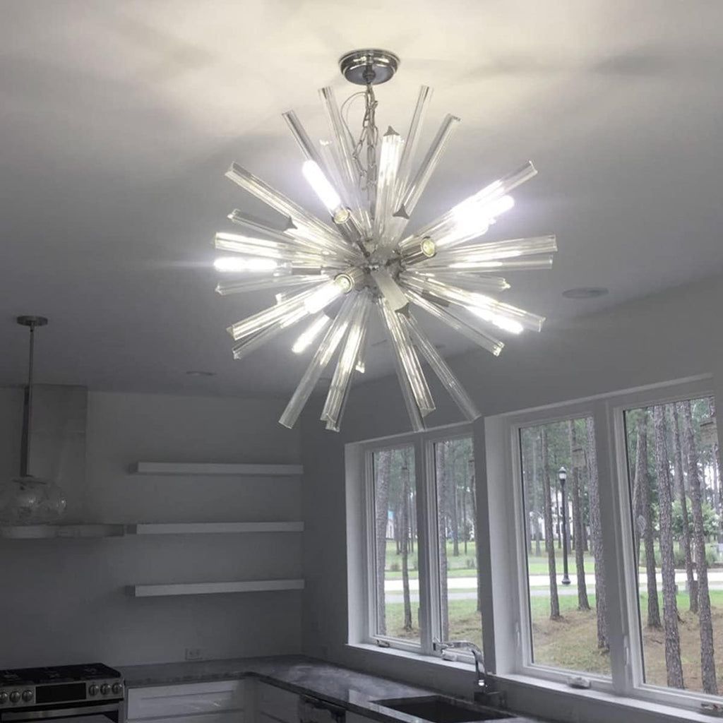 T10 Led Bulb,Dimmable Led Tubular Bulbs 6W,Equivalent 60Watt,Daylight 4000K, 600LM, Clear Glass,E26 Base Vintage LED