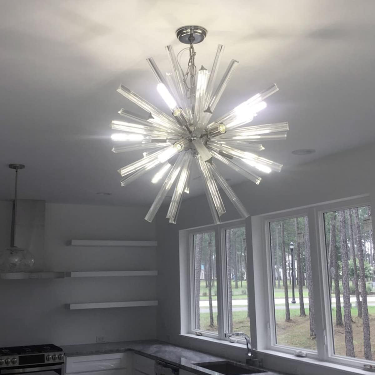 T10 Led Bulb,Dimmable Led Tubular Bulbs 6W,Equivalent 60Watt,Daylight 4000K, 600LM, Clear Glass,E26 Base Vintage LED